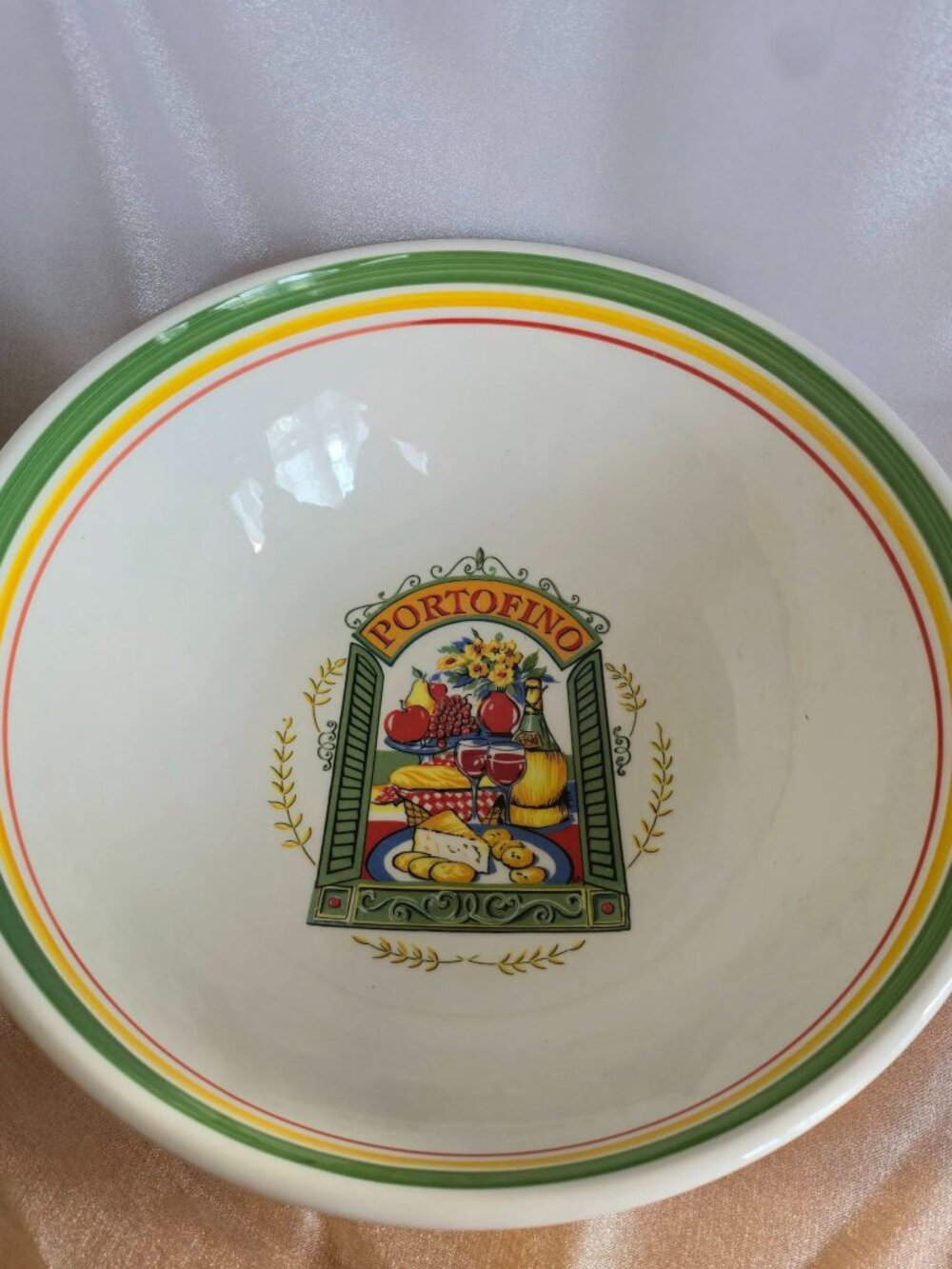 Vintage Portofino Made In Italy Serving Bowl 12”